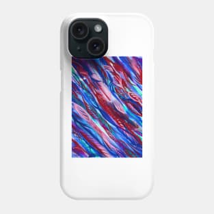 Red Pink and Blue Vines Phone Case