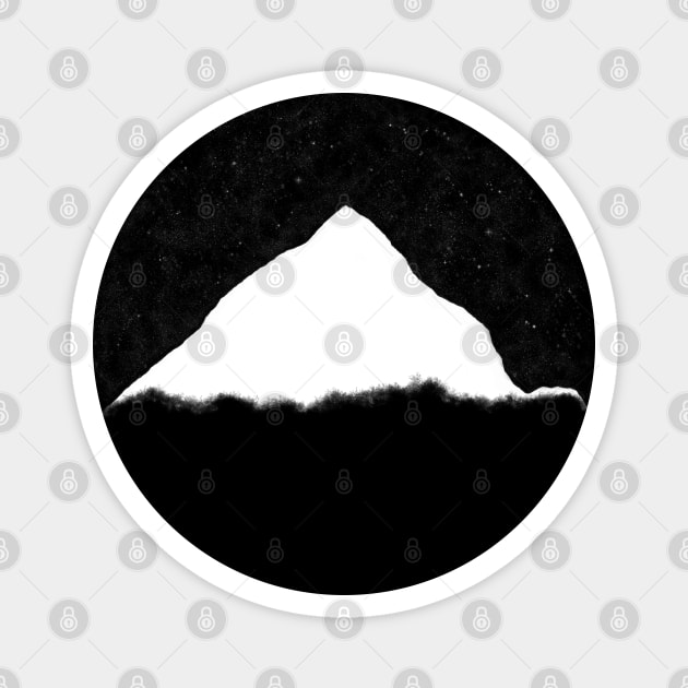 Happy Little Mountain 1 Magnet by LozMac