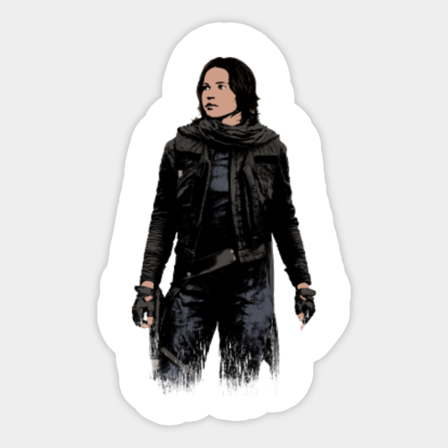 Jyn Erso Star Wars Rogue One Jyn Erso Sticker Teepublic