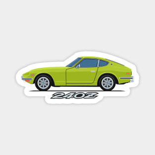 240z Fairlady classic sport coupe side green light Magnet