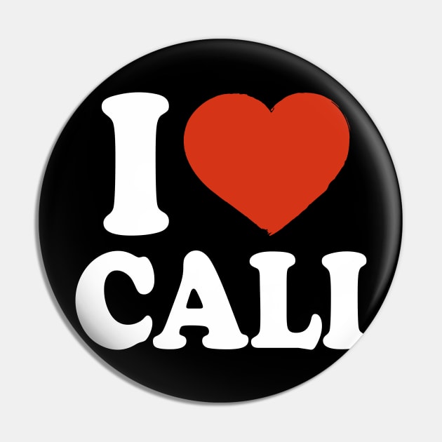 I Love Cali Pin by Saulene