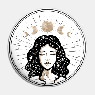 Celestial Girl Pin