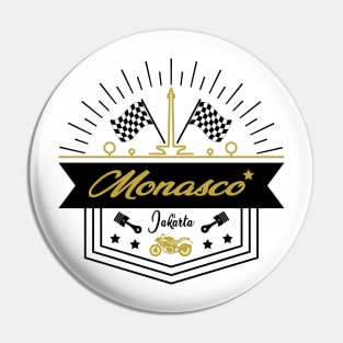 Monasco* Jakarta Road Race Pin