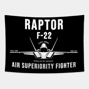 F-22 Raptor Multi-Role Fighter Stealth by Design Tapestry