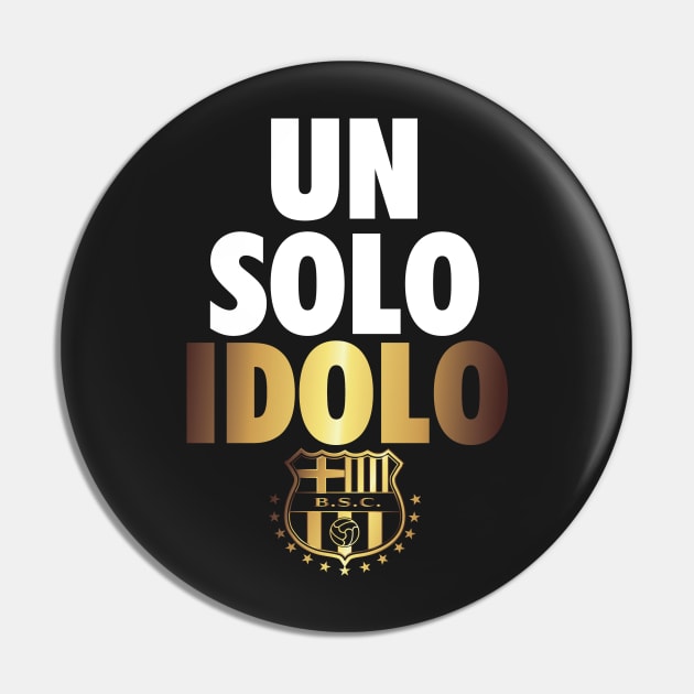 Barcelona Sporting Club, Un Solo Idolo Pin by laverdeden