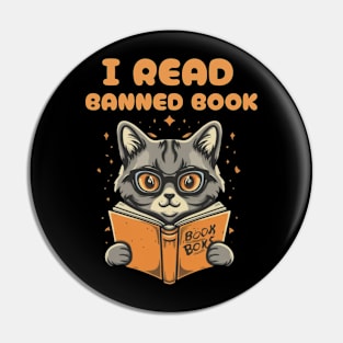 I read banned books Pin