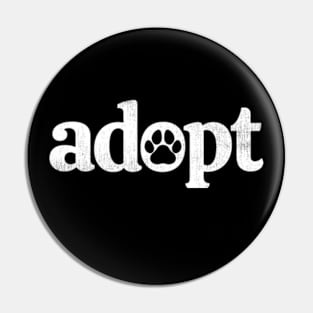 Dog Rescue Adopt Pin