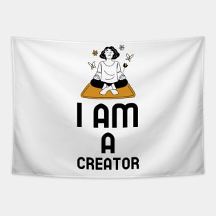 I Am A Creator Tapestry