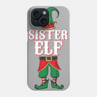 Sister Elf - Matching Family Christmas design Phone Case