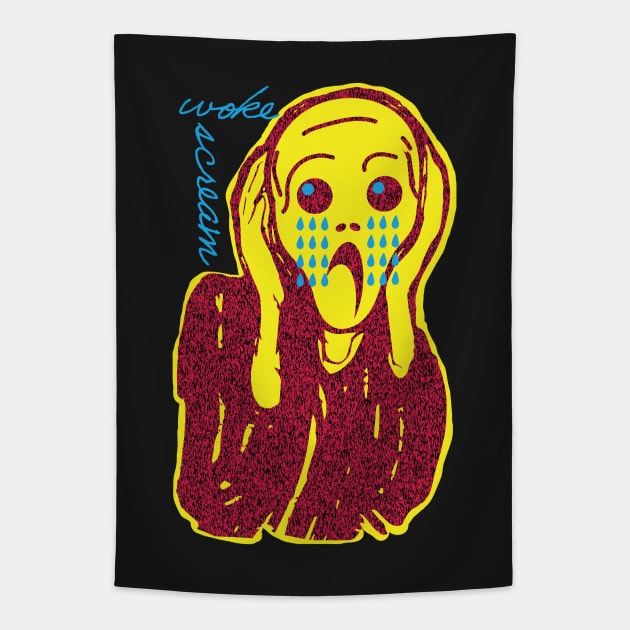 The Woke Scream Tapestry by pelagio