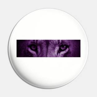 Lion Eyes (Purple) Pin