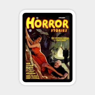 Horror Stories Magazine Cover January 1935 Magnet