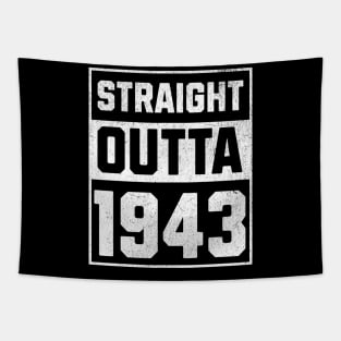 Straight outta 1943 birthday vintage Tapestry