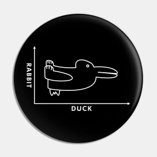 Duck Bunny Graph Pin