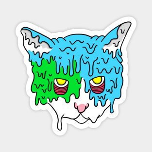 Grime Art Cat Magnet