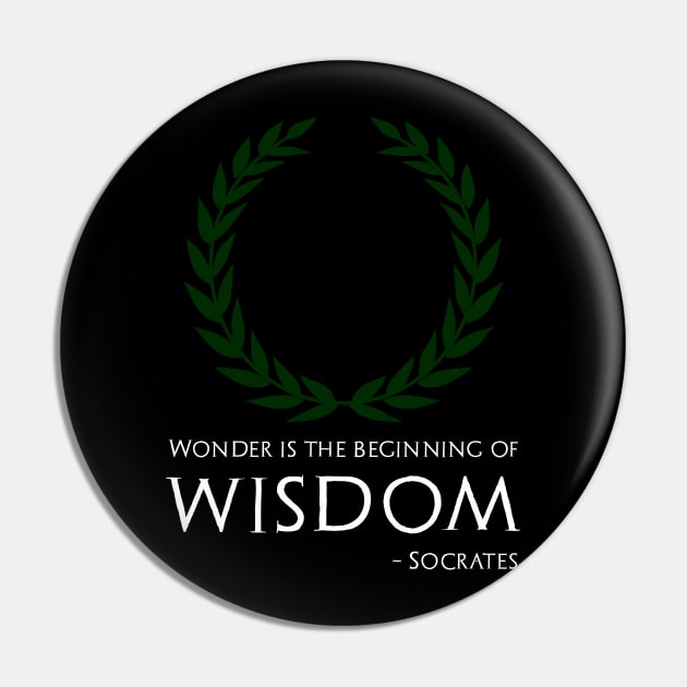 Ancient Greek Philosophy Socrates Quote On Wisdom Pin by Styr Designs