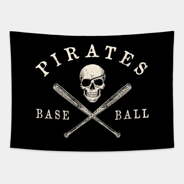 Pittsburgh Pirates Baseball by Buck Tee Tapestry by Buck Tee