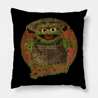 Vintage Scram Happy Pillow