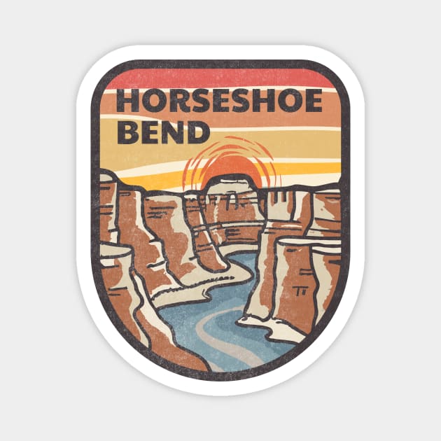 Horseshoe Bend in Arizona Magnet by Tees For UR DAY