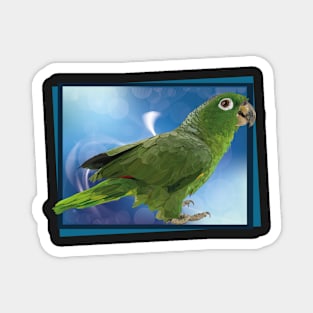 blue-crowned parrot Magnet