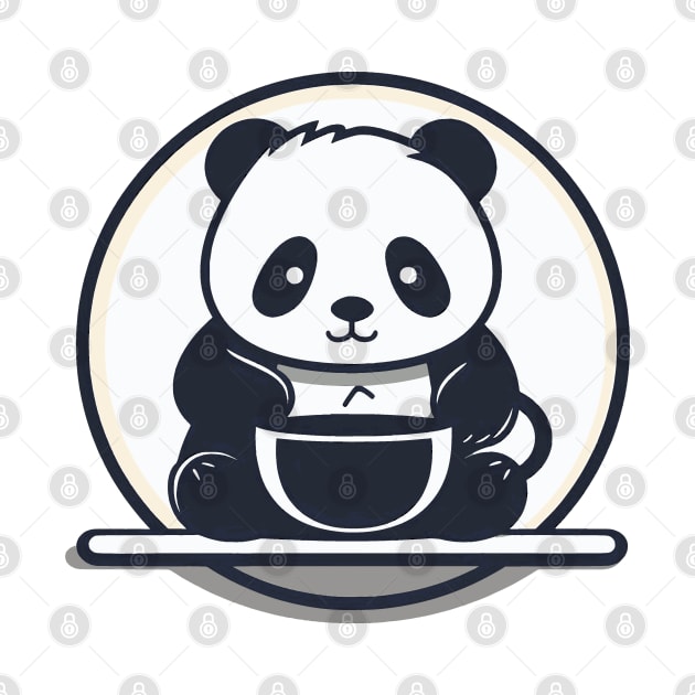 Panda Coffee: Caffeine and Cuteness by Kibo2020