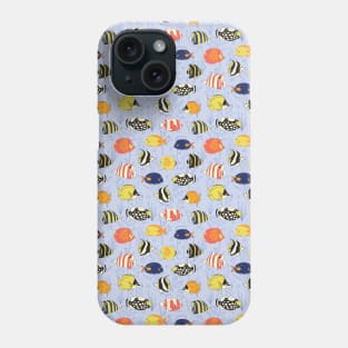 Tropical coral reef fish Phone Case