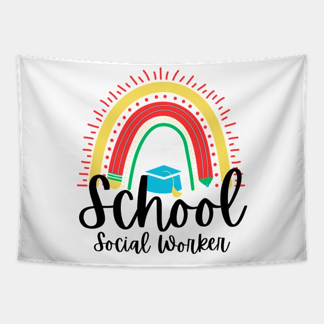 School Social Worker Tapestry by Adisa_store