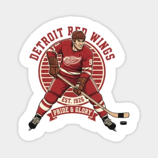 Coleco Table Hockey Players - Detroit Red Wings Magnet