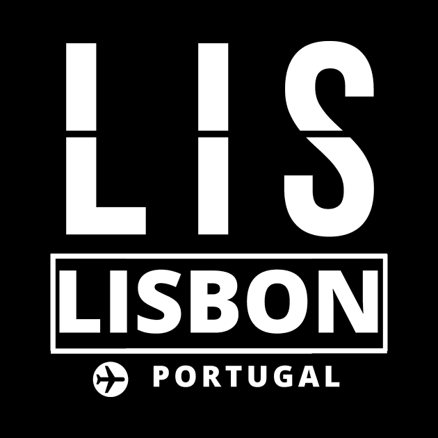 LIS - Lisbon airport code by Luso Store