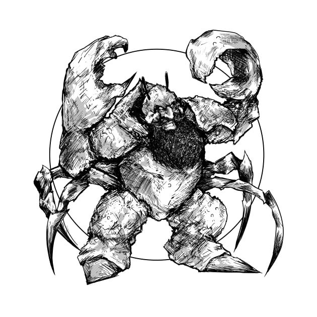 Dwarven Crab-Battle-Rager by Phreephur