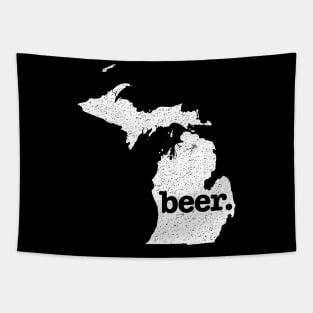 Michigan Beer Home Love Distressed Tapestry