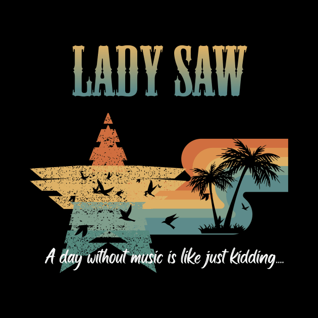 LADY SAW MERCH VTG by Creepy Tees