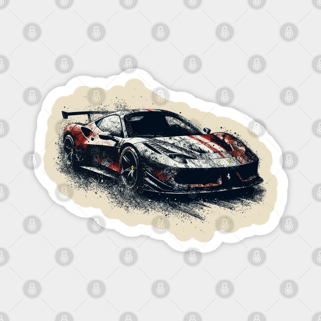 Ferrari 458 Magnet by Vehicles-Art