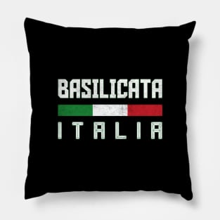 Basilicata Italia / Italy Typography Design Pillow