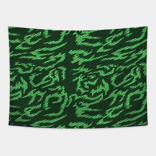 Green Camo Tapestry