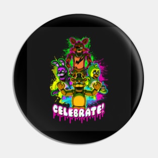 Five Night at Freddy Shirt Pin