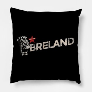 BRELAND - Vintage Microphone Pillow