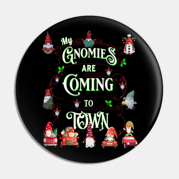 Gnomies Coming To Town Pin by Berlin Larch Creations