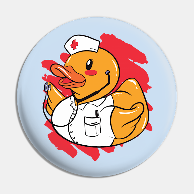 Cute Nurse Rubber Ducky Bath Toy Squeaky Duck - Rubber Ducky - Pin | TeePublic Cute Nurse Rubber Ducky Bath Toy Squeaky Duck - Rubber Ducky - Pin | TeePublic
