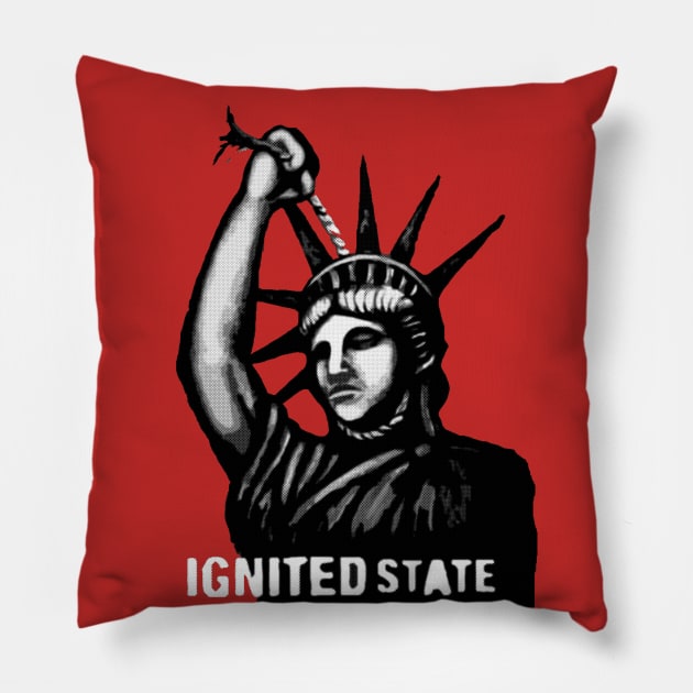 Liberty or Death Pillow by IGNITEDSTATE
