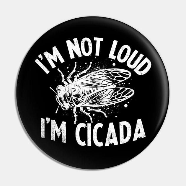 Cicada Comeback Cicadas Funny Entomologist Pin by alcoshirts