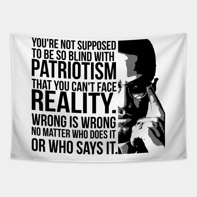 Patriotism vs Reality Tapestry by UrbanLifeApparel