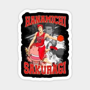 hanamichi anime basketball fanart Magnet