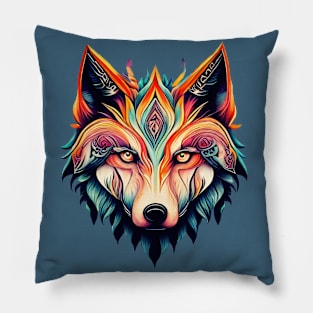 Wolf is my Spirit Pillow