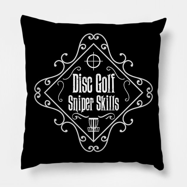 Disc Golf Sniper Pillow by CTShirts