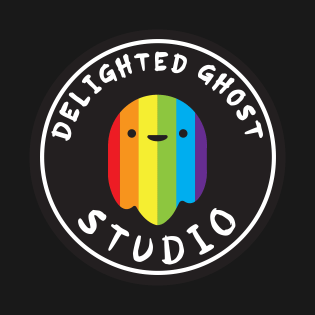 Rainbow Ghost by Delighted Ghost Studio