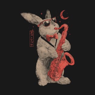 Jazz Bunny - Music Rabbit Saxophone T-Shirt