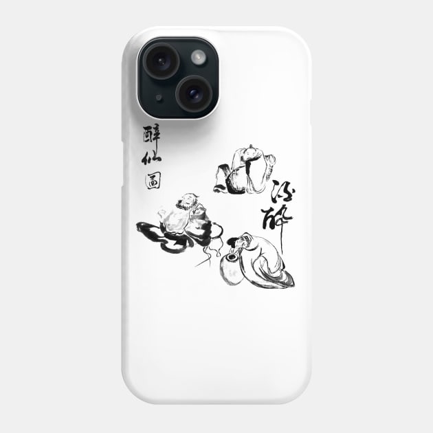 Drunken Buddhas Phone Case by VeRaWoNg