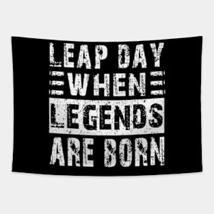 February 29 Birthday Shirts For Men & Women Cool Leap year Tapestry