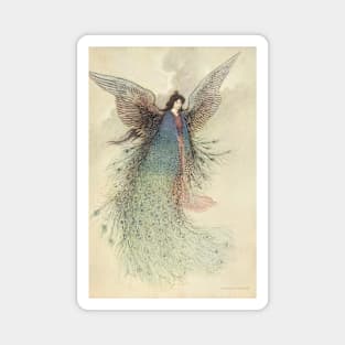Vintage Japanese Fairy Tale, The Moon Maiden by Warwick Goble Magnet